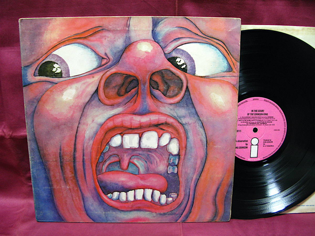 【目立った傷や汚れなし】★KING CRIMSON★1stアルバム【IN THE COURT OF THE CRIMSON KING