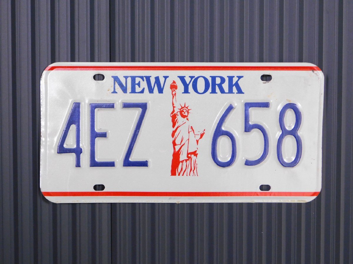 【傷や汚れあり】ナンバープレート【ニューヨーク州】アメリカ ヴィンテージ ガレージ 陸運局払い下げ D6の落札情報詳細 ヤフオク落札価格