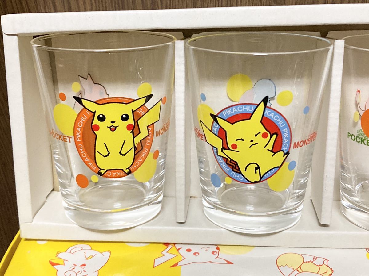 未使用】未使用 初期 Nintendo Pokmon Pikachu Retro Glass ポケモン