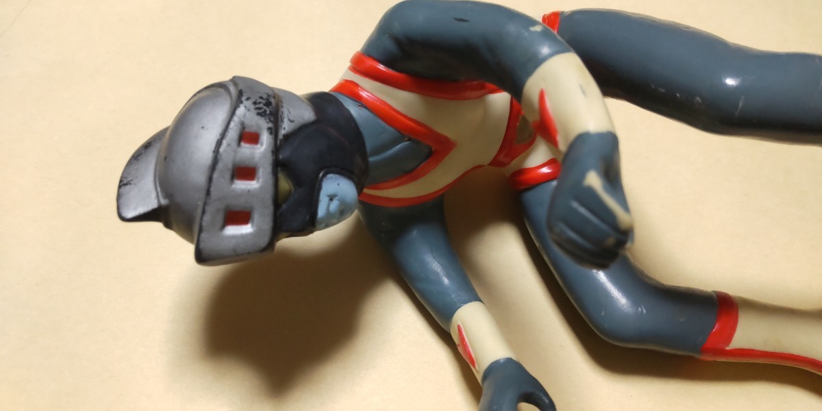 シルバー仮面 当時物 ポピー ソフビ 昭和