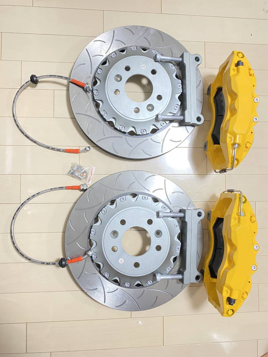 【未使用】【新品】マツダ RX7 FD3S 2Pローター ブレーキキット 対向6pod キャリパー 9040 TP AP 【FC3S NA