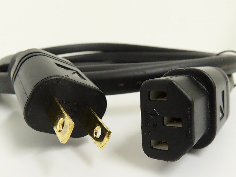 やや傷や汚れあり】△▽LUXMAN JPA-15000 電源ケーブル 1本 1.8m