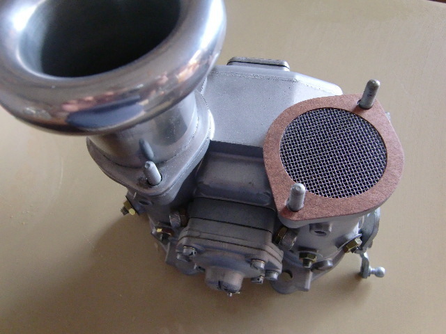 ソレックス ウェーバー 40パイ ファンネル ロング 100mm アルミ削り