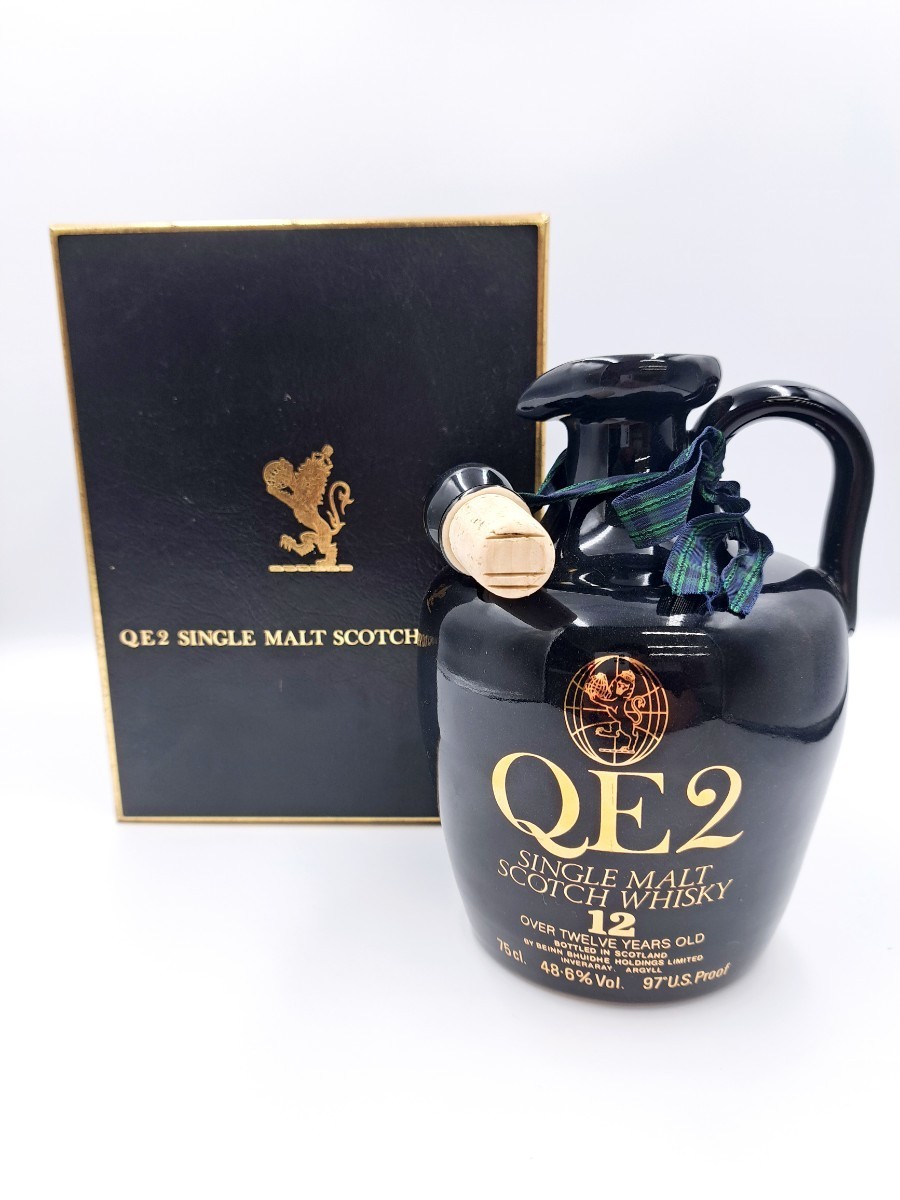 クイーンエリザベス 2世 ハイランドモルト 陶器ボトル 750ml 箱なし