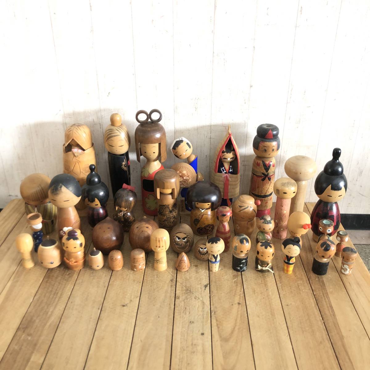 昭和レトロ こけし 創作こけし 近代名作こけし 大量 卯三郎 とみ