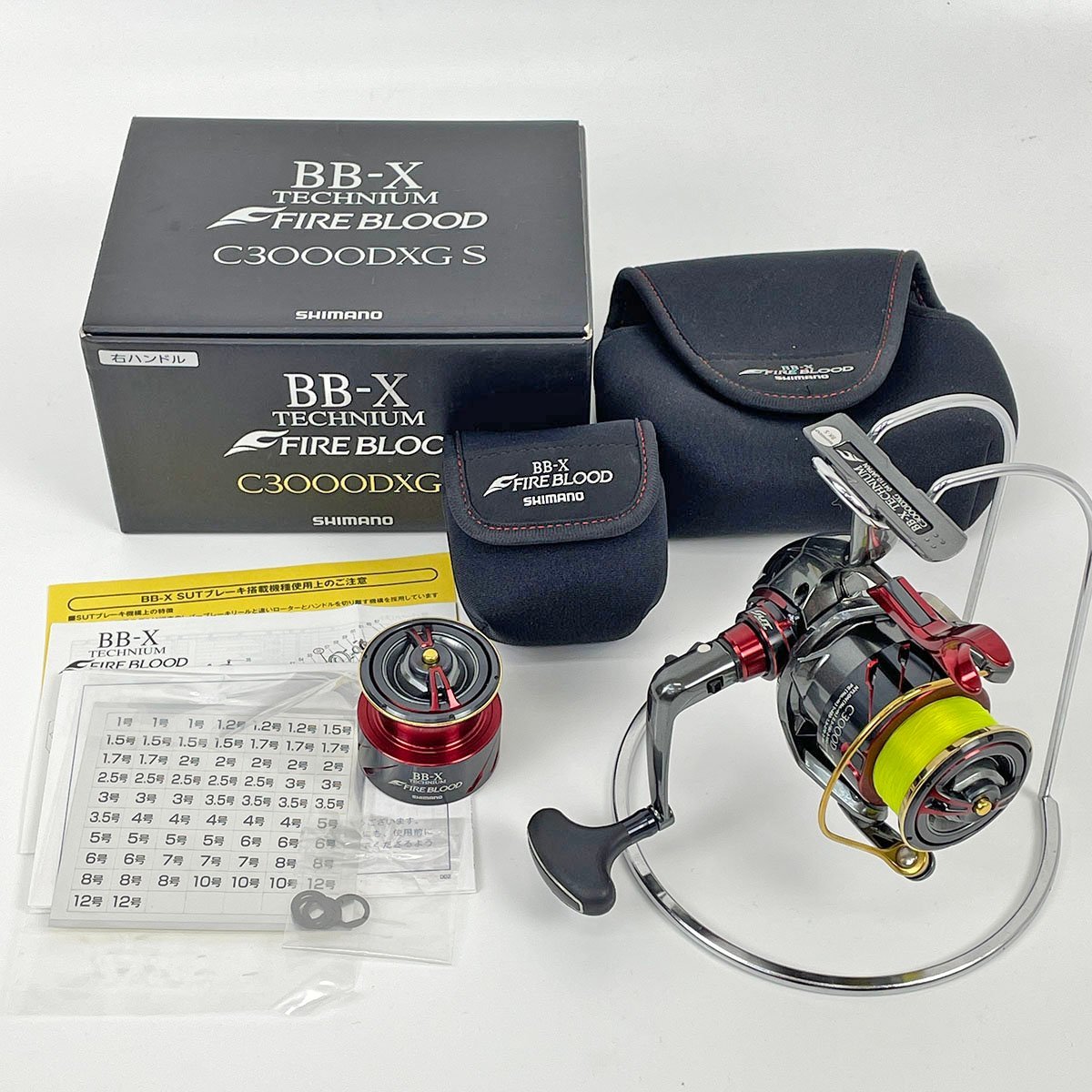 限定品　シマノ BB-X TECHNIUM FIRE BLOOD C3000 24 BB-X TECHNIUM FIRE BLOOD – Bass-Tokyo