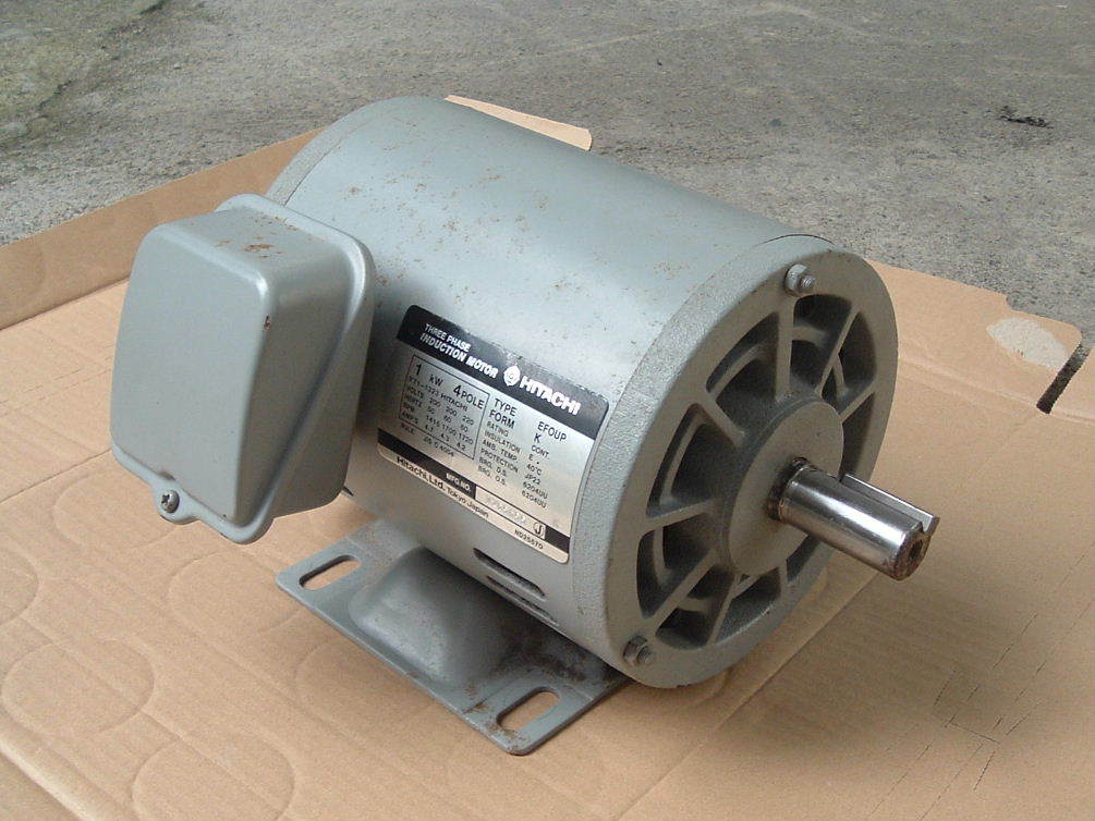 日立製　三相誘導モータ　1. 5KW EFOUP-K 4P 日立産機システム 三相誘導電動機 HITACHI インダクションモーター