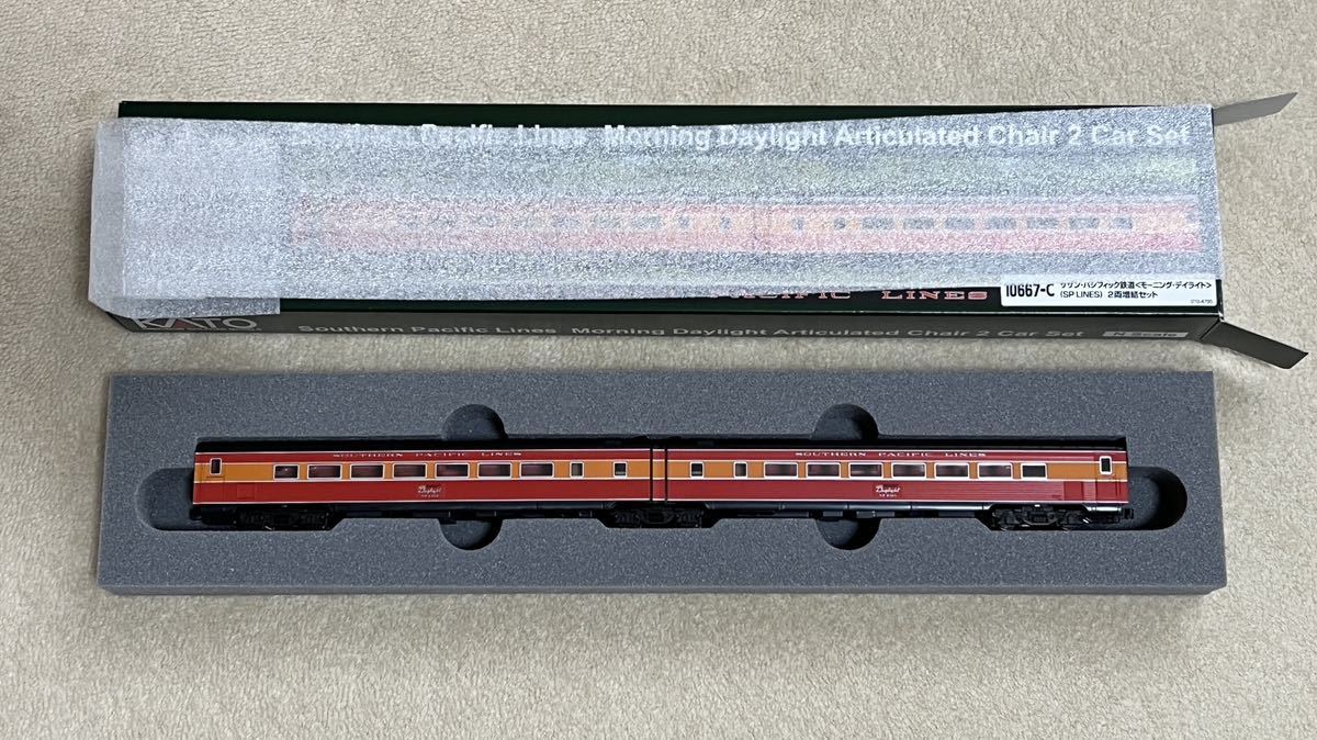 未使用に近い】超美品！ KATO 10667-C Southern Pacific Lines Morning 