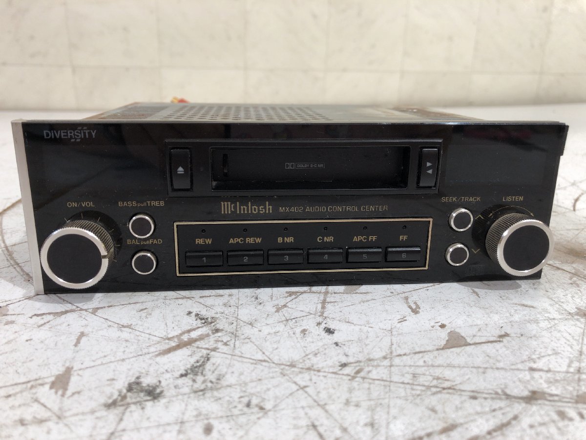 やや傷や汚れあり】Mcintosh マッキントッシュ MX402 カセットデッキ
