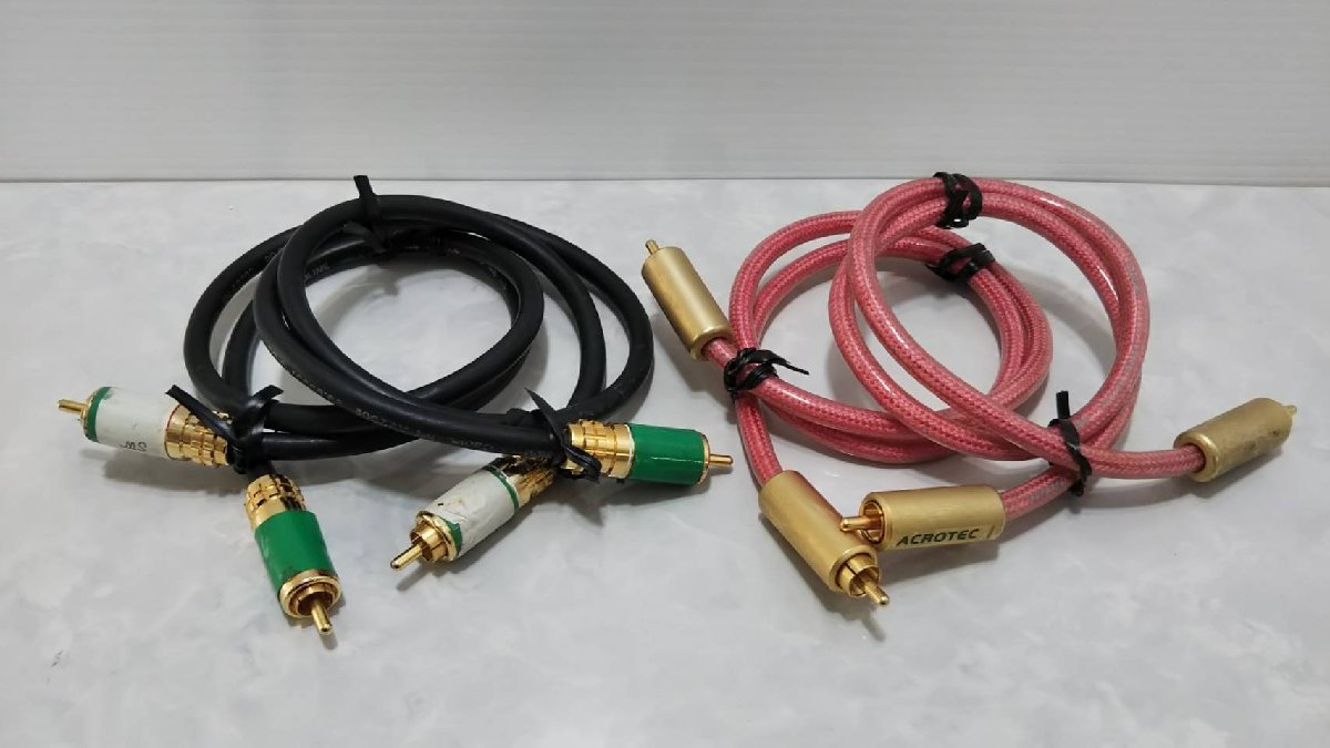 ♪♪希少スピーカーケーブル ACROTEC 6N-S1090 約2mペア 簡易版♪♪
