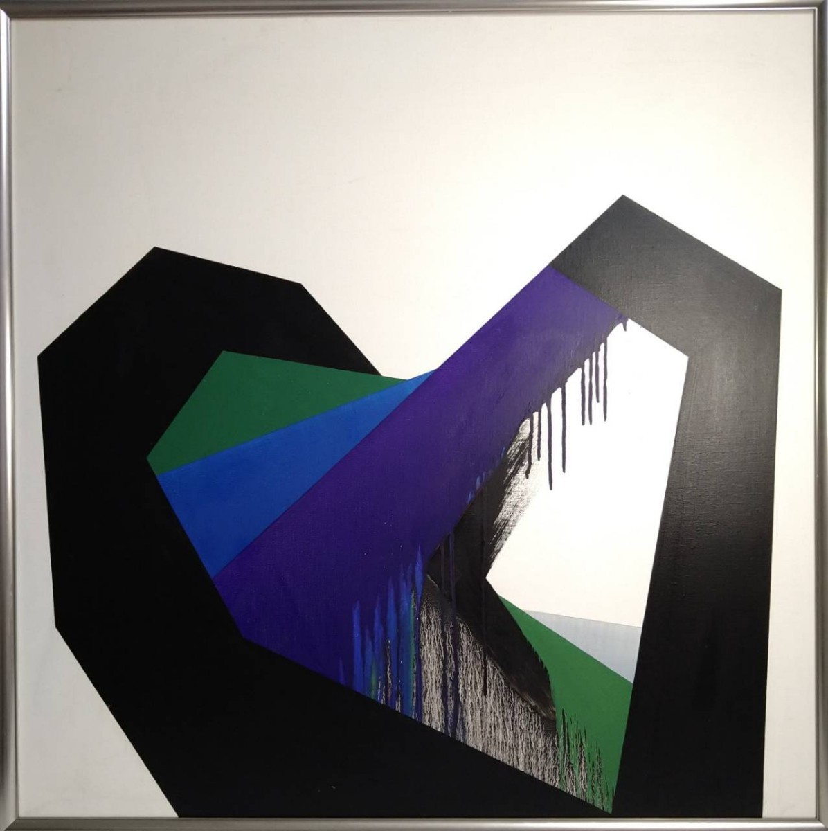 真作 絵画美術 油彩画 永見譲治作 富士山麓にて 直筆肉筆 サイン