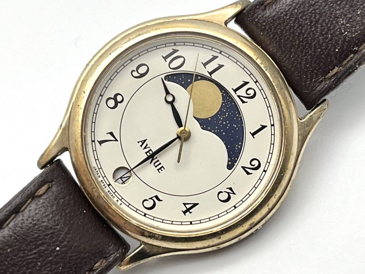 全体的に状態が悪い】SEIKO セイコー AVENUE アベニュー メンズ 腕時計
