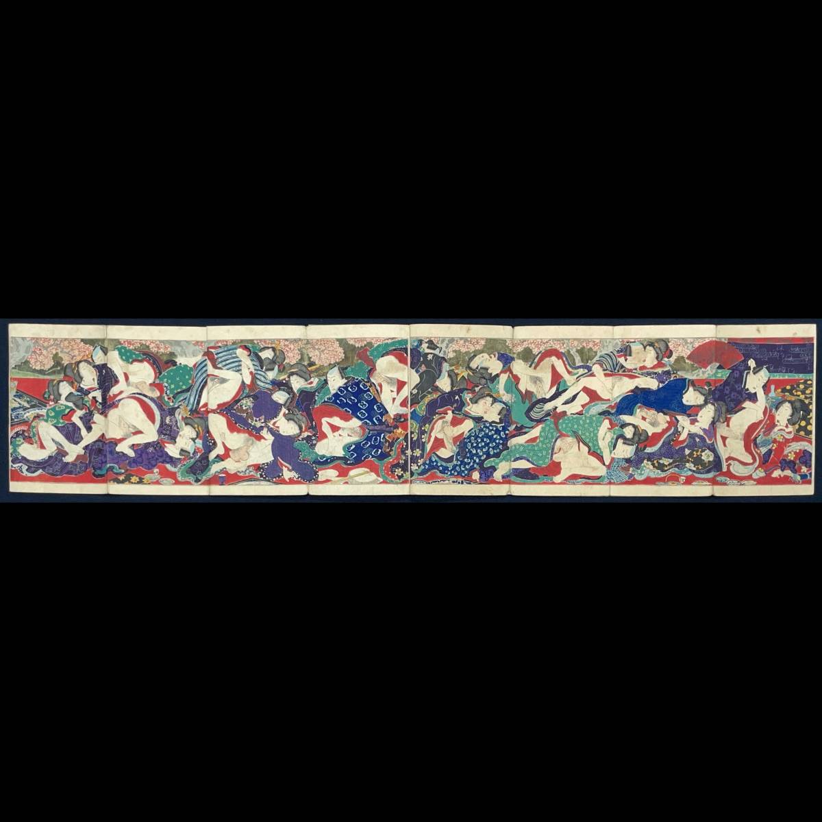 syunga ｖ○□ 江戸期？ 玉廼門名所物語 初編 1冊 発行年