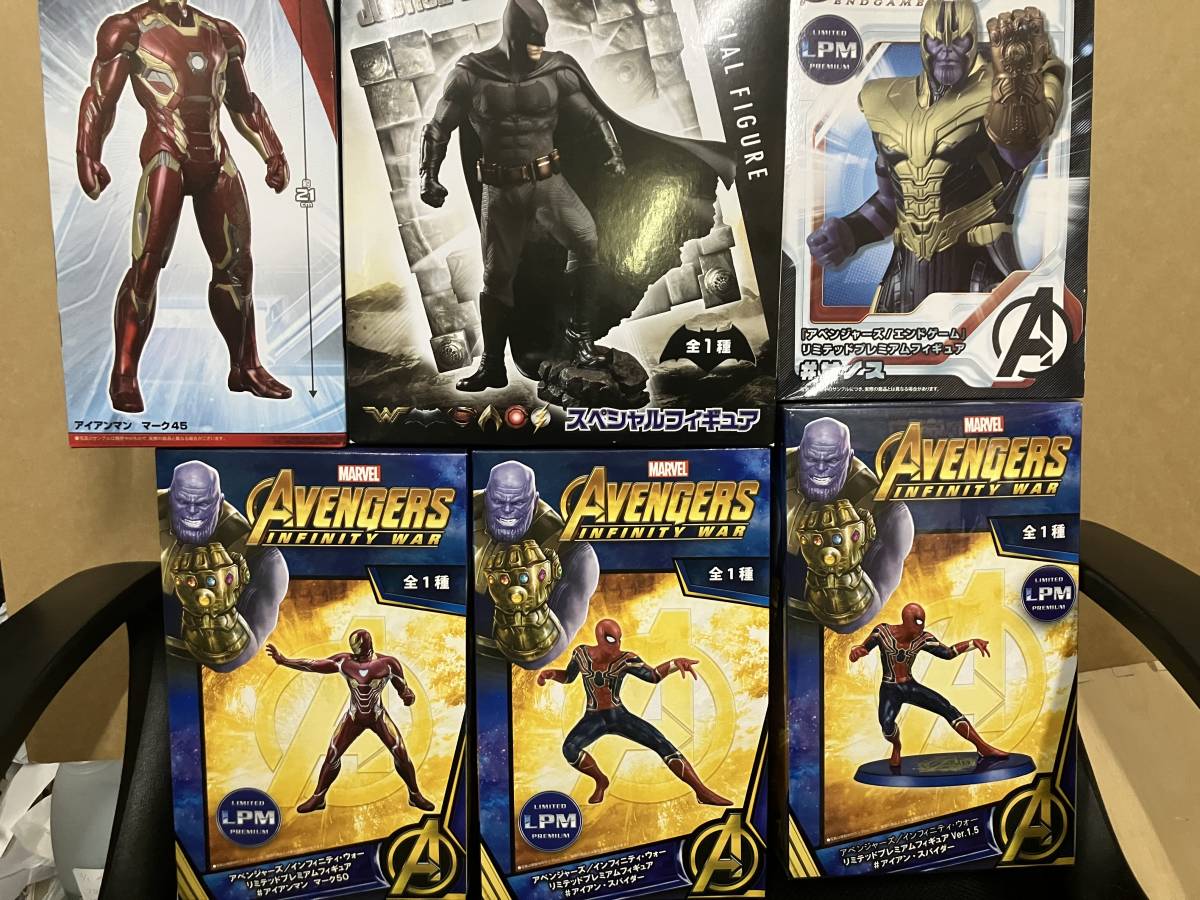 DC＆MARVELプライズフィギュア 8体セット まとめ売り +おまけ付き