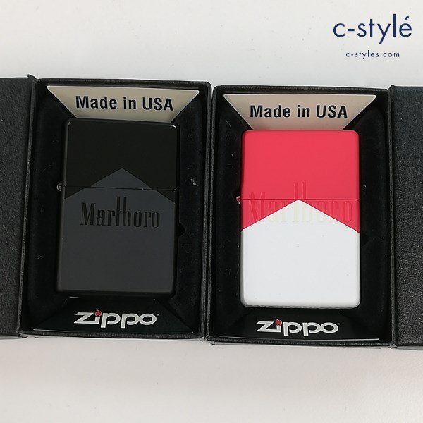 未使用】G514a [未使用品] ZIPPO ジッポー Marlboro マルボロ 未来の