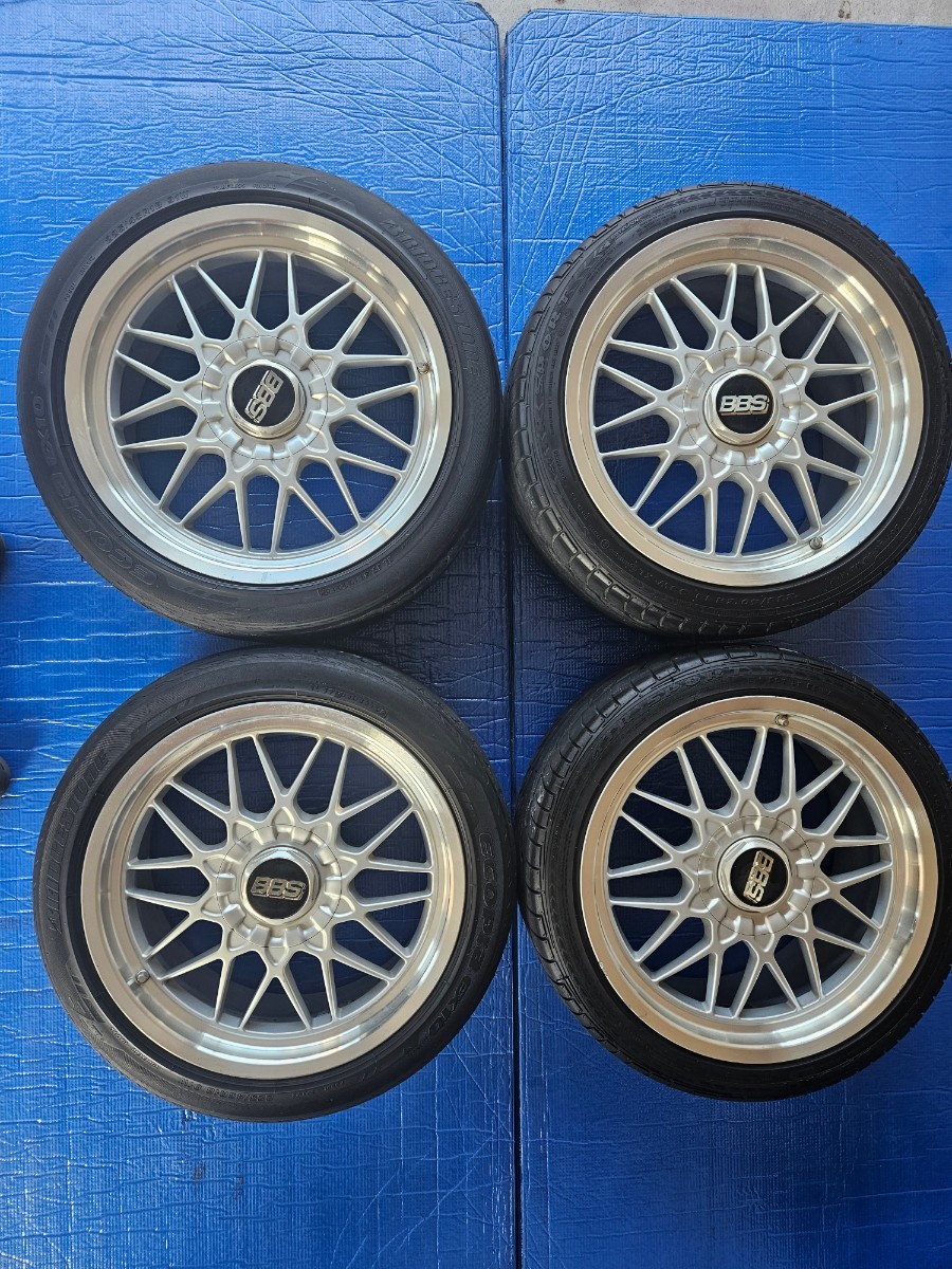 BBS RG114 8J×18H2ET40 やや傷や汚れあり】BBS RG114 8J ET40 RG145 9J ET50 5穴 PCD114.3 18