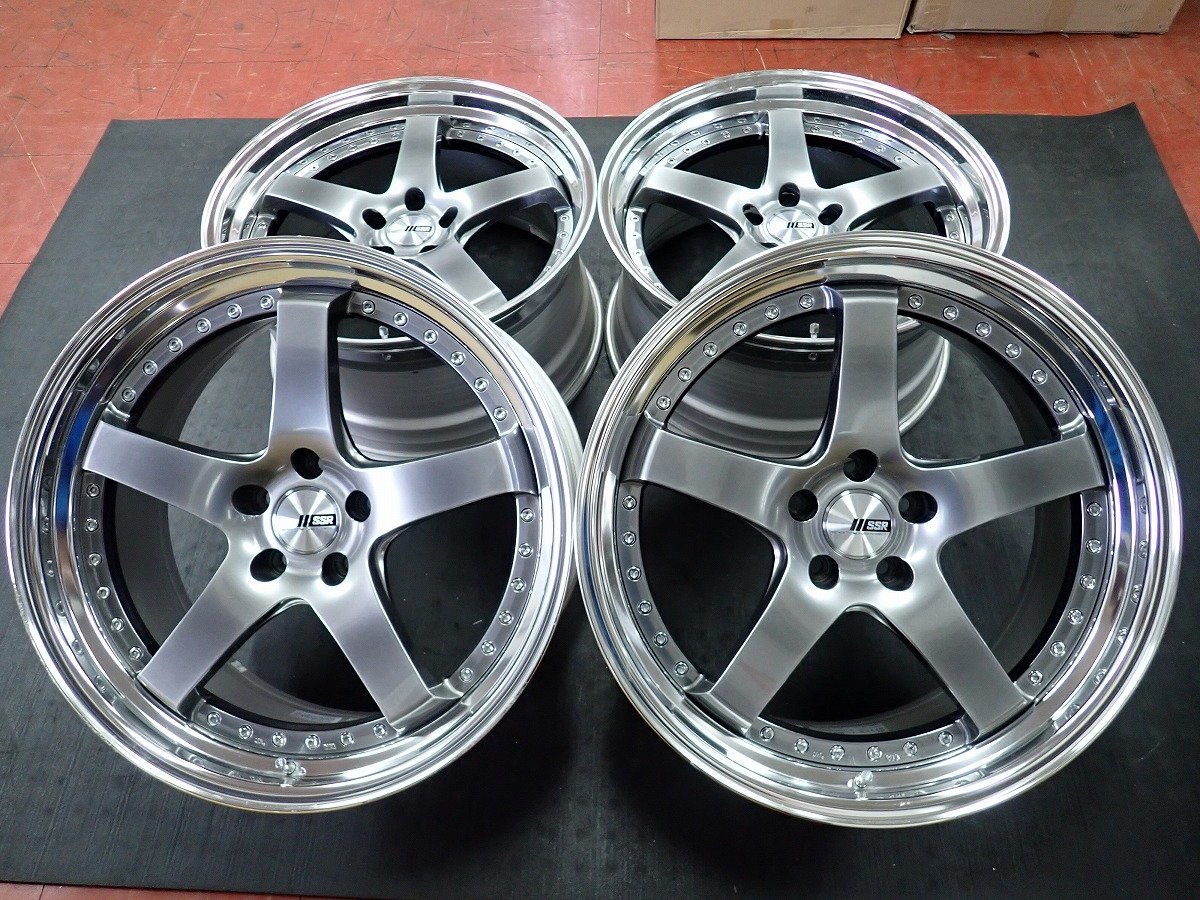 送料込み 20インチ 8.5J 9.5J PCD 114.3 ひどかっ 5穴 4本セット