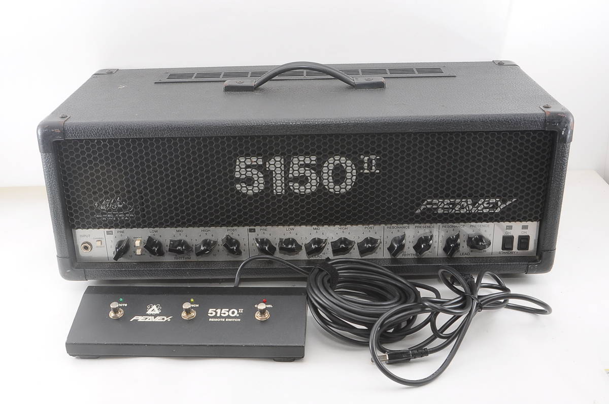 Peavey 5150Ⅱ アンプヘッド フットスイッチ付属 旨い