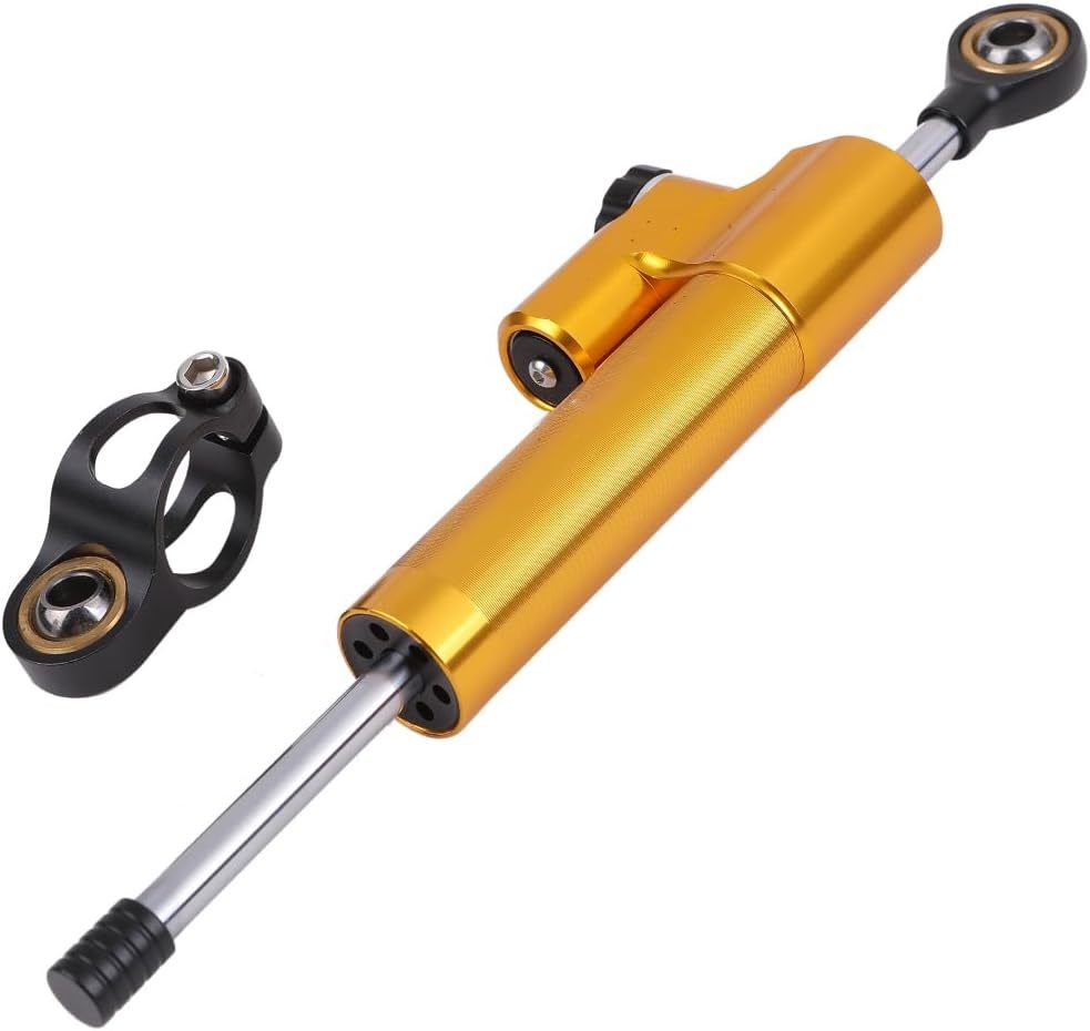 【未使用】バイク ステアリングダンパー 75mm フロントフォーク スタビライザー CBR250R CBR1000RR VTR1000