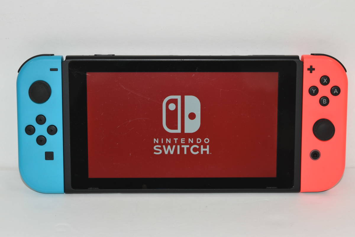 【傷や汚れあり】25S 【中古品】 Nintendo Switch XKJシリーズ ネオンブルー ネオンレッド Ver.16.0.3 初期化