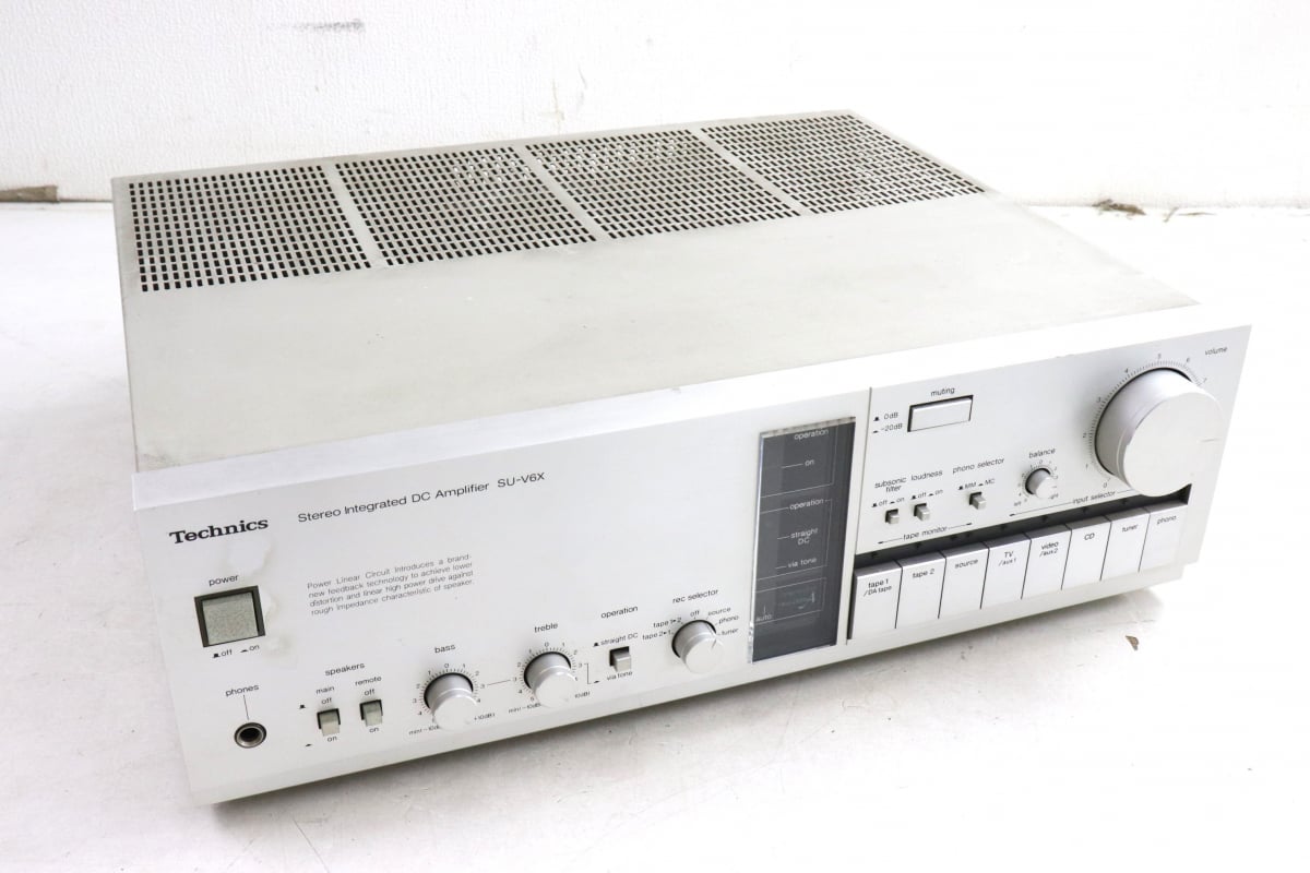 TechnicsプリメインアンプSU-V6X インテグレイテッドDC アンプ