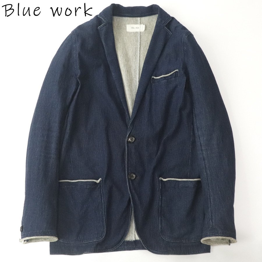 Blue Blue インディゴブルーアウタージャケット（美品） 蒸し暑い