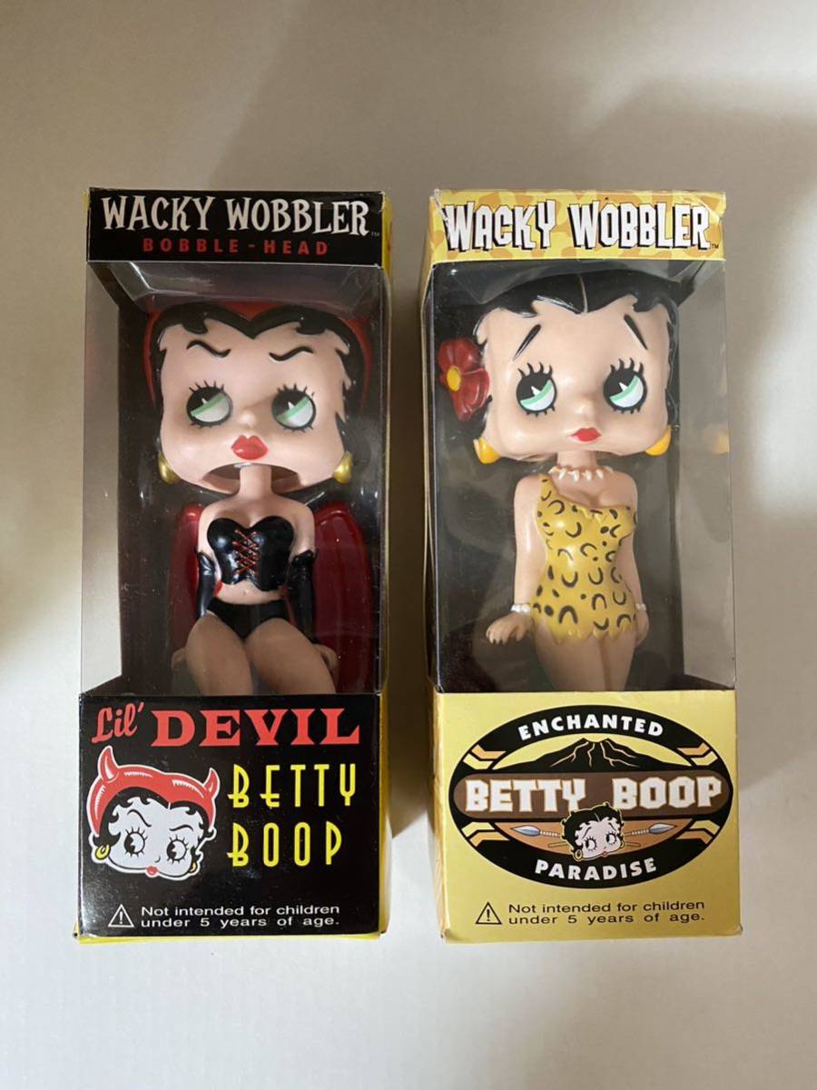 Betty Boop ボブルヘッド フィギュア 2体セット