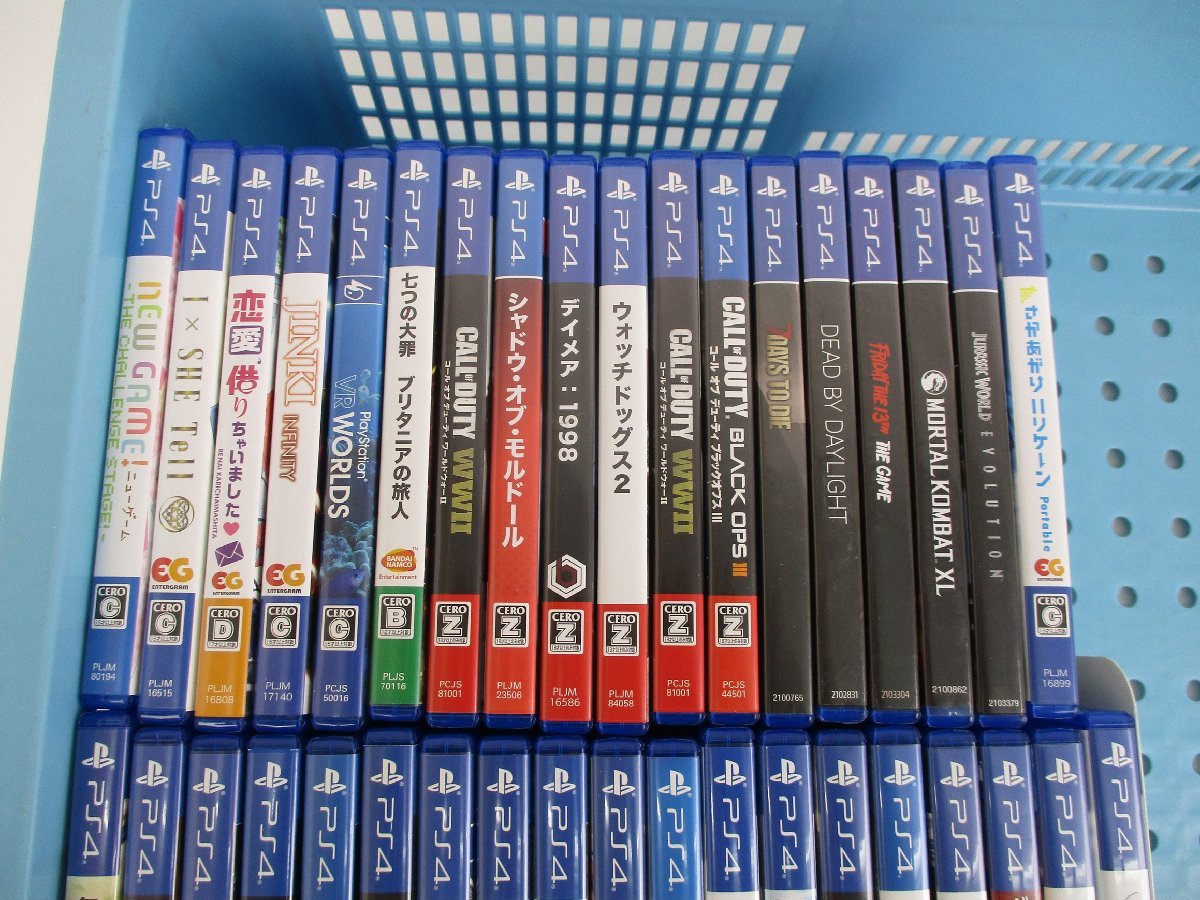 傷や汚れあり】【ジャンク品】PS4ソフト 37本セット Z指定有 ロスト 
