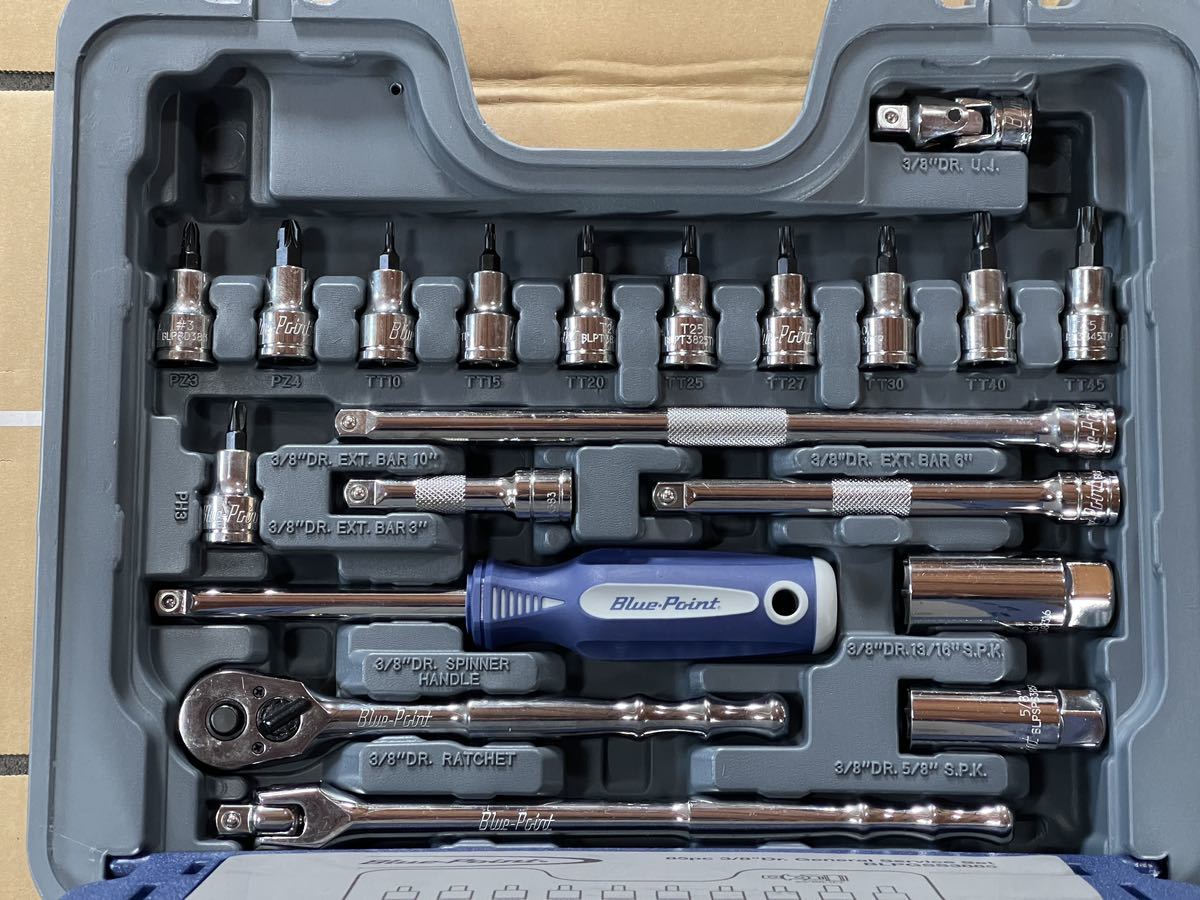 Blue-Point ブルーポイント 1/4 3/8 1/2 工具セット 整備 Blue-Point 1/