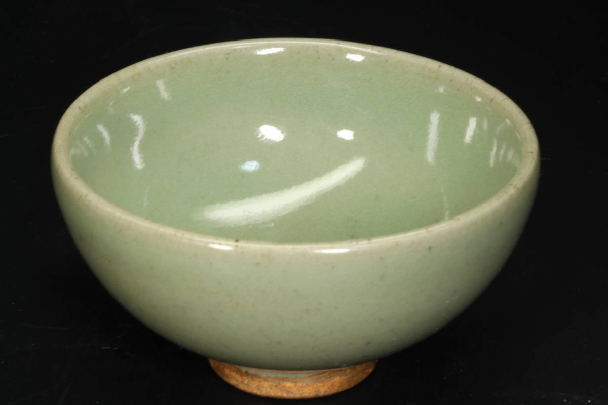 【やや傷や汚れあり】時代 天龍寺青磁茶碗 中国古美術茶碗 秘色青磁 秘色釉 旧蔵品 時代 青磁 湯み 唐物 中国古美術 竜泉窯 龍泉窯 の落札 ...
