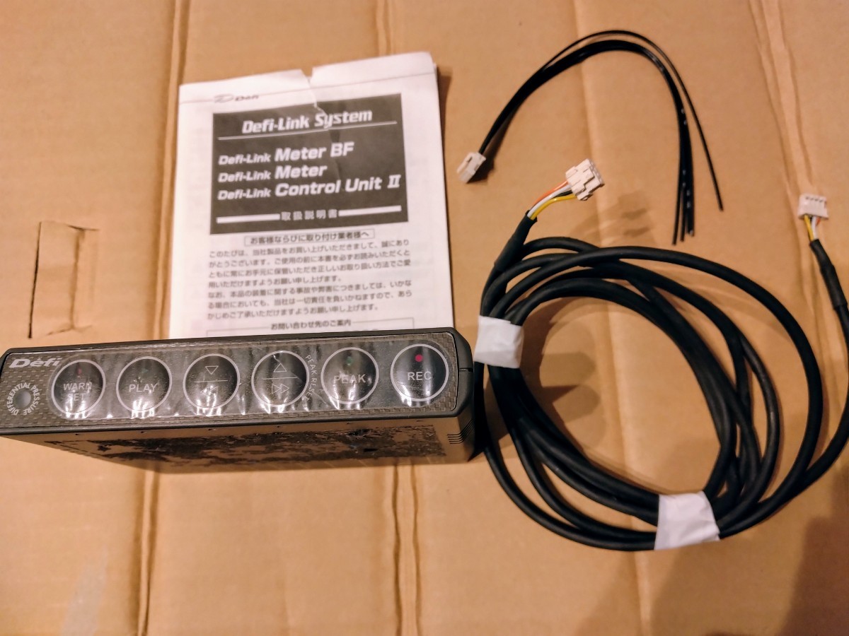 日本精機 Defi 旧リンクメーター用 コントロールユニット Stiゲノム コラボレーションモデル 中古動作品