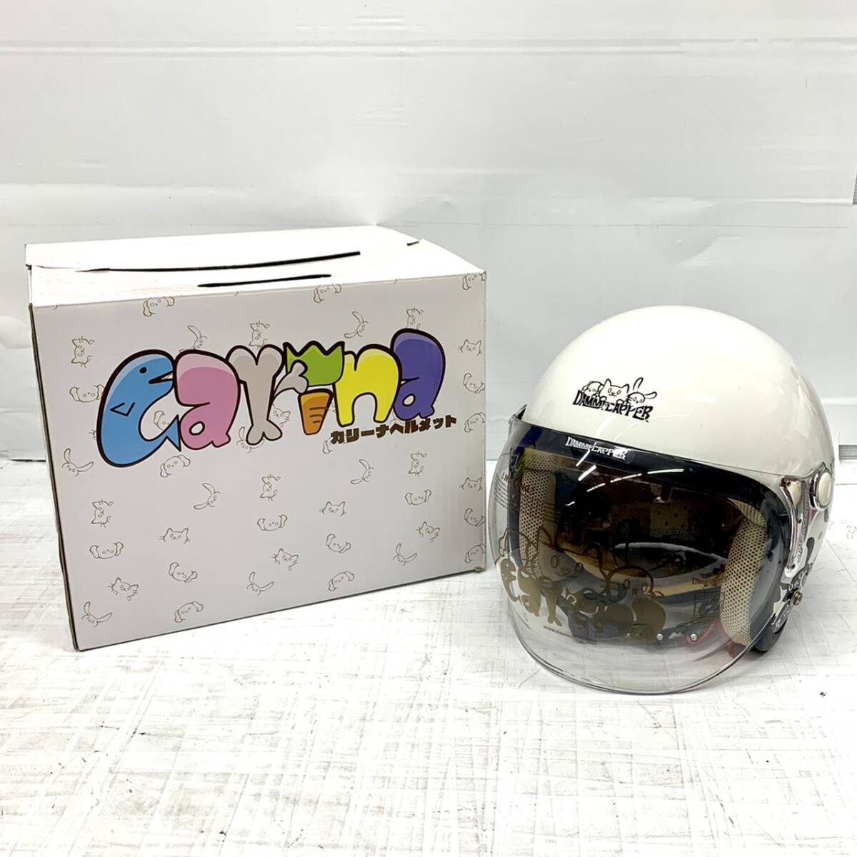 AKIRA ダムトラックス ヘルメット　アキラ　クリアシールド付き 411L21-N+KL.jpg