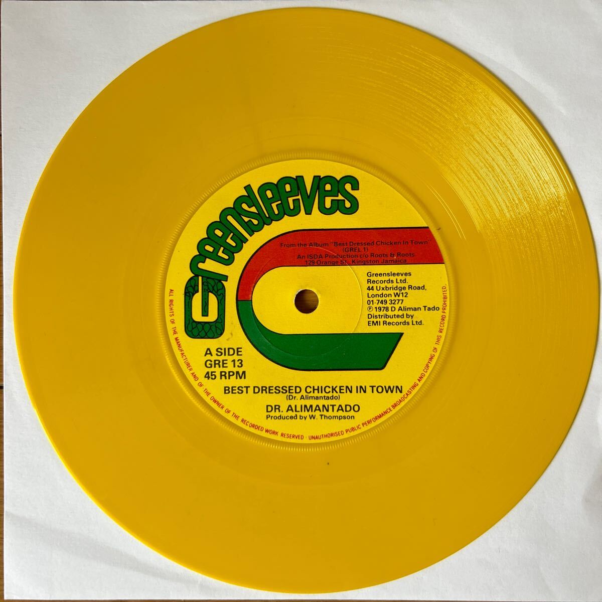 【目立った傷や汚れなし】★コレクション放出！Dr. Alimantado Best Dressed Chicken In Town★の落札情報