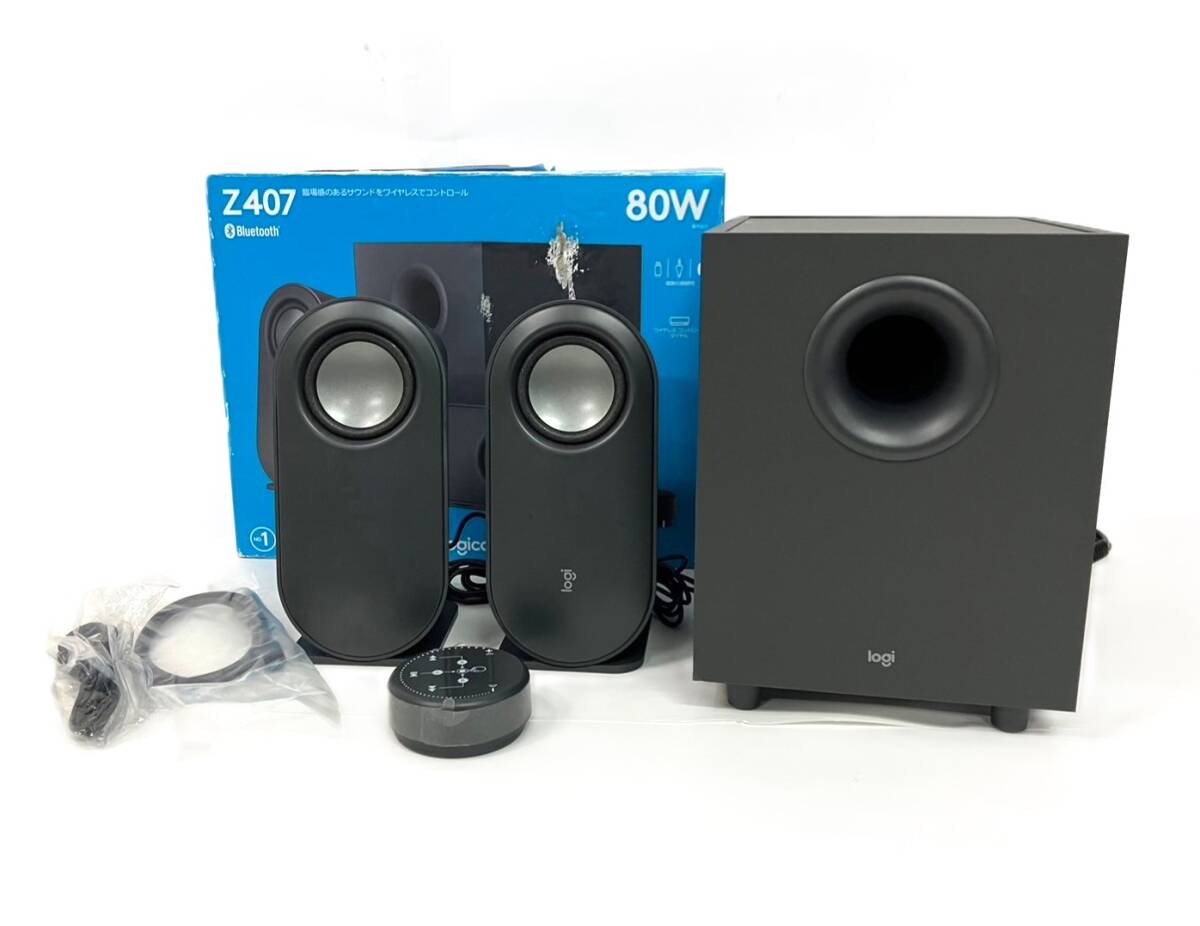 Logicool Z407 80W スピーカーセット 傷や汚れあり】Logicool