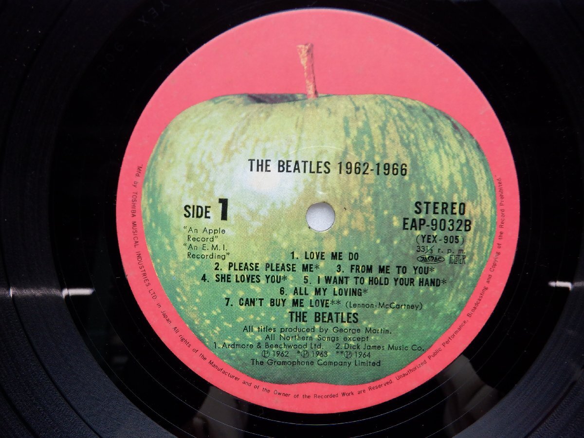 【やや傷や汚れあり】The Beatles(ビートルズ)「1962-1966」LP（12インチ）/Apple Records(EAP