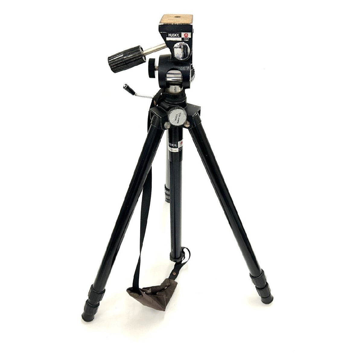 クイックセット　　ハスキーショート4段三脚 (雲台一体型) QUICK-SET HUSKY ショート ハスキー4段 雲台一体型三脚