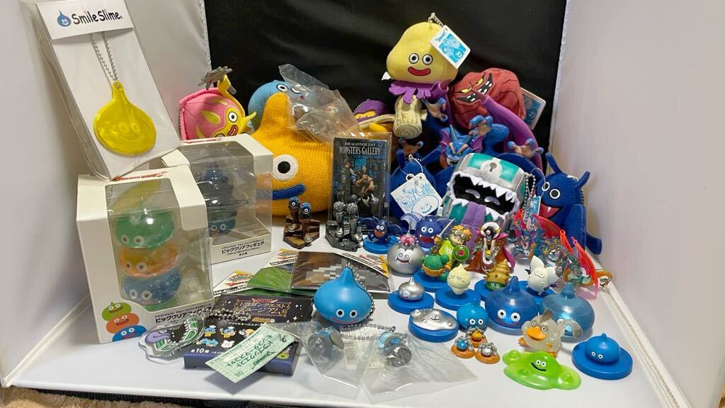 ドラゴンクエストビッグクリアフィギュア　職業スライム　3点まとめ売り ドラゴンクエスト AM ビッグクリアフィギュア ～職業スライム