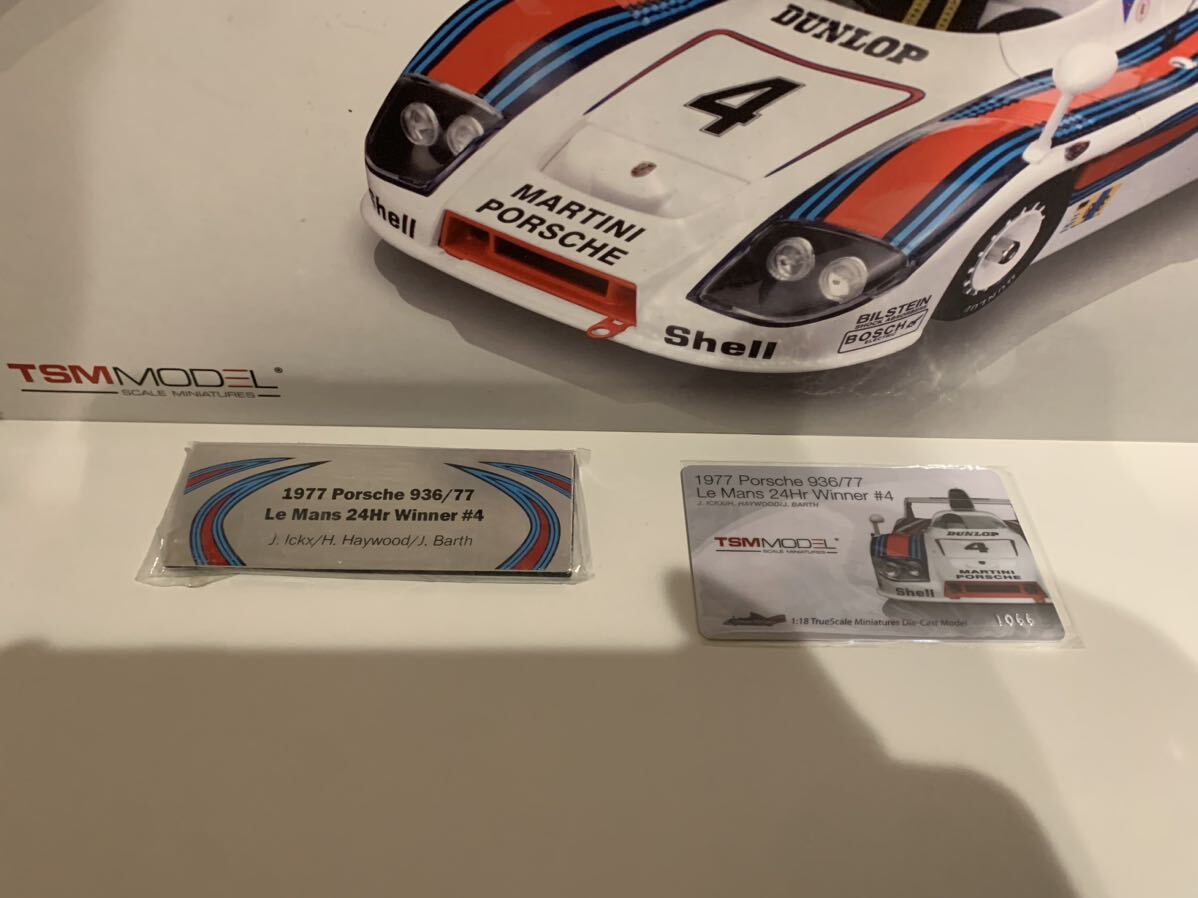 やや傷や汚れあり】TSM TRUESCALE MODEL 1/18 Porsche ポルシェ 936/77