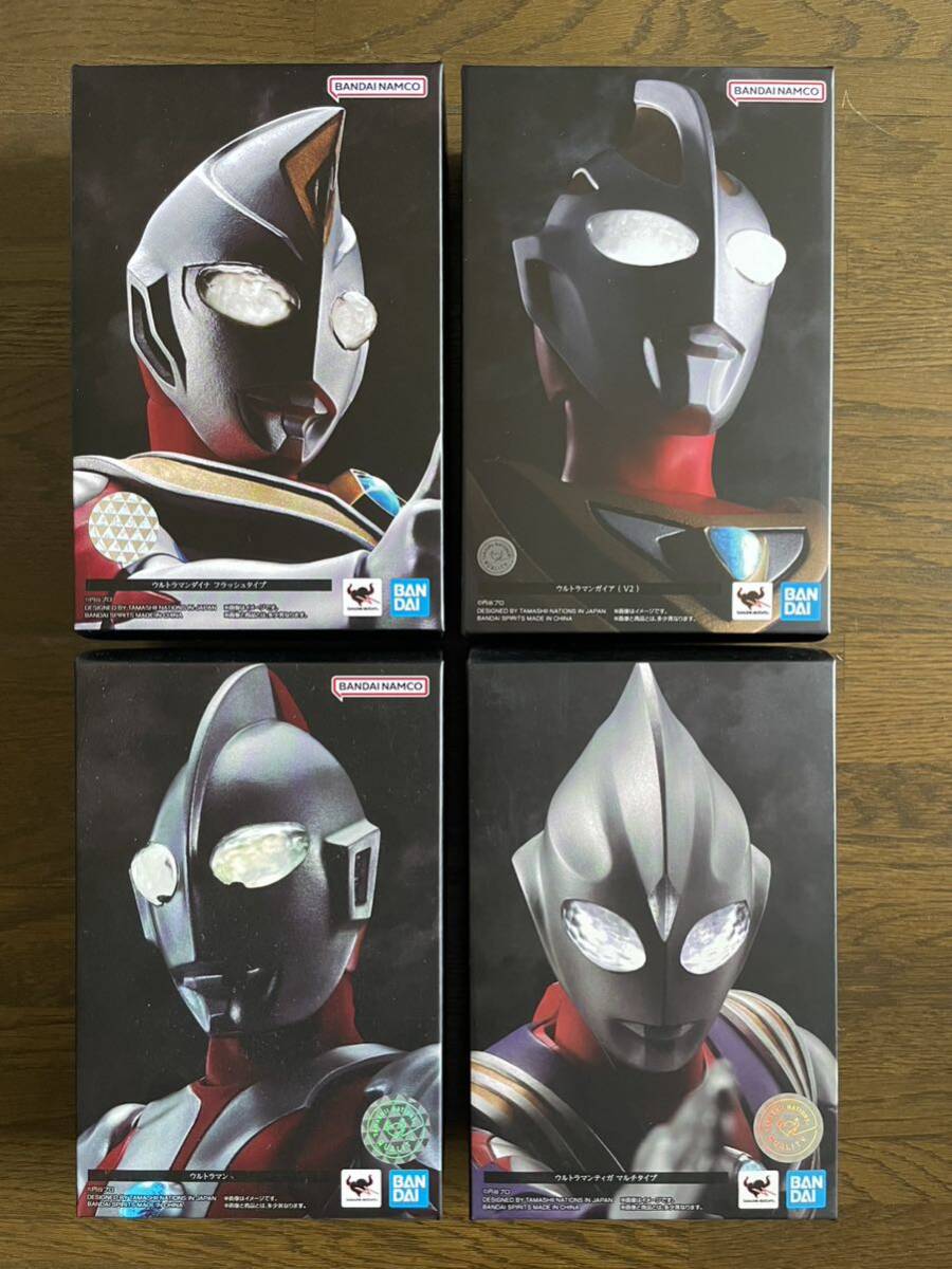 真骨彫製法 ウルトラマンティガ・ダイナ・ガイア+エフェクト