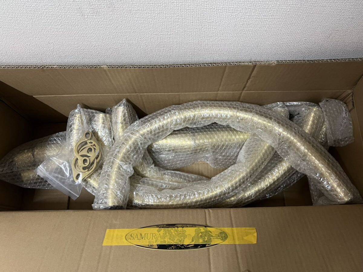 専用です。 ゼファー400 真鍮 侍 タイプ2 マフラー/ゼファーΧ （未使用