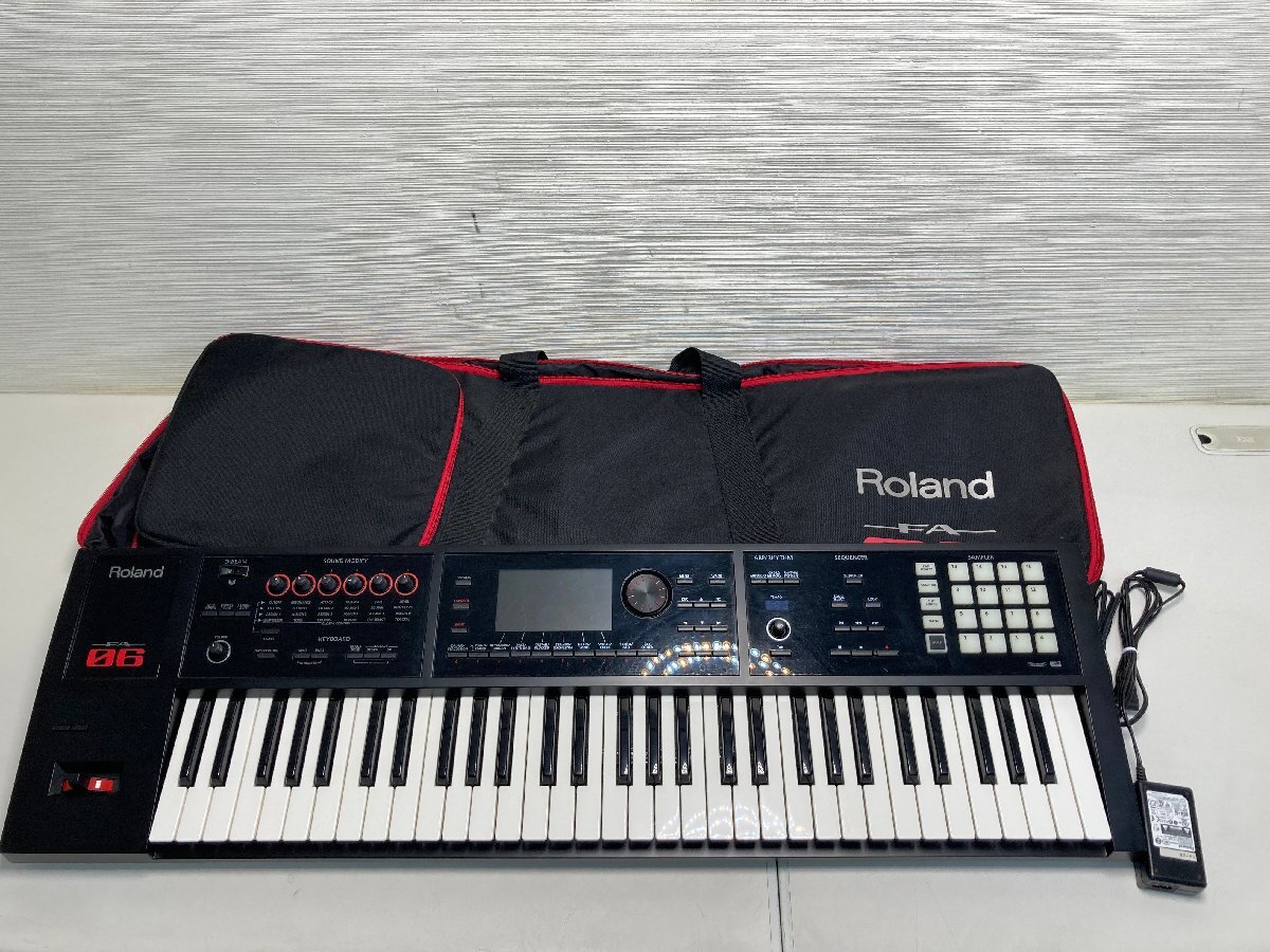 Roland FA06 シンセサイザー 61鍵 ROLAND FA-06 ワークステーションシンセサイザー 61鍵盤 送料