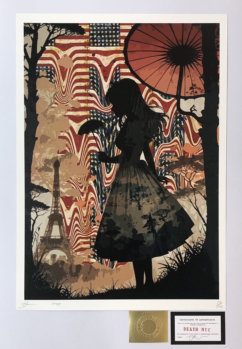 DEATH NYC アートポスター　限定　ディズニー　セクシーアリス DEATH NYC アートポスター限定ディズニーセクシーアリス