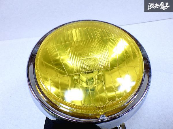 傷や汚れあり】小糸 KOITO 汎用 ハロゲン スポットランプ イエロー