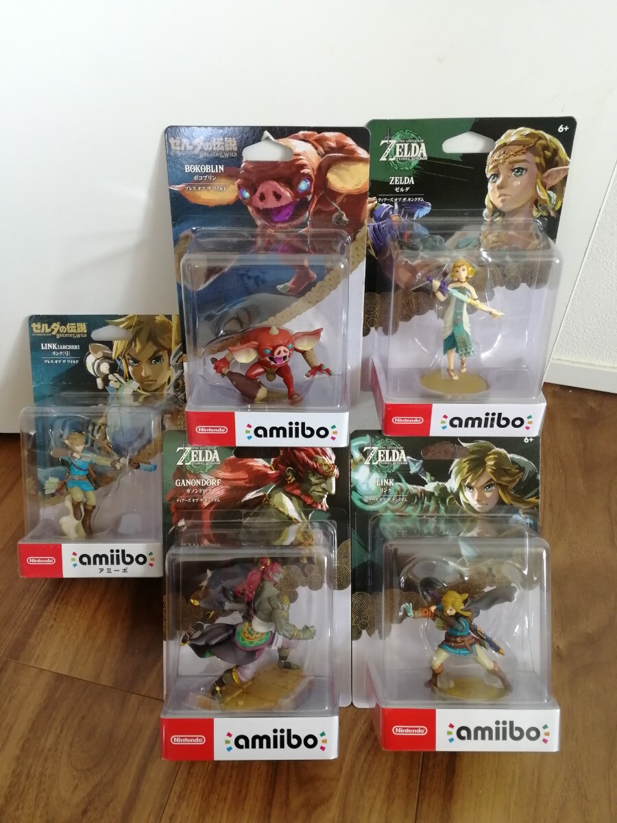 amiibo ゼルダ  4点セット　まとめ売り amiibo ゼルダの伝説 4つセット - メルカリ