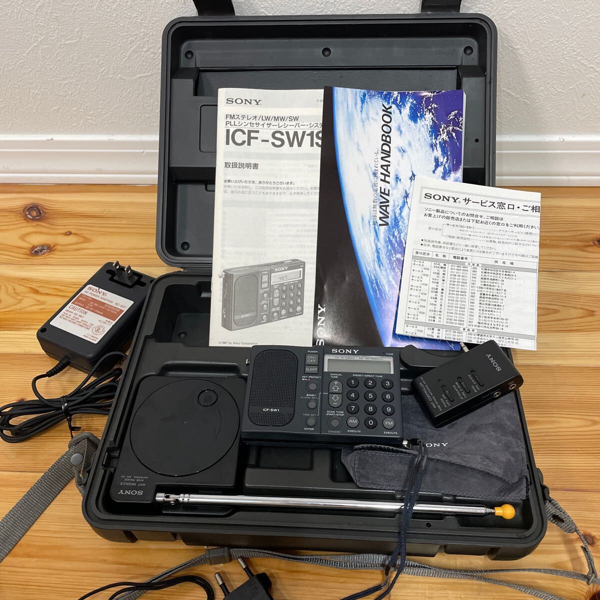 SONY ICF-SW1S FMステレオシンセサイザーレシーバー ジャンク品