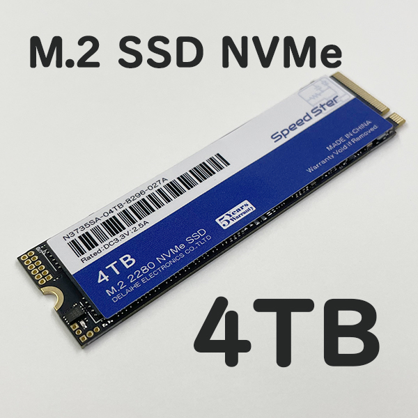 全て未使用 SSD 4TB & Windows11/10 Pro DSP版 HIKSEMI 4TB NVMe SSD PCIe Gen4×4 R:7,450MB/s W:6,500MB/s PS5