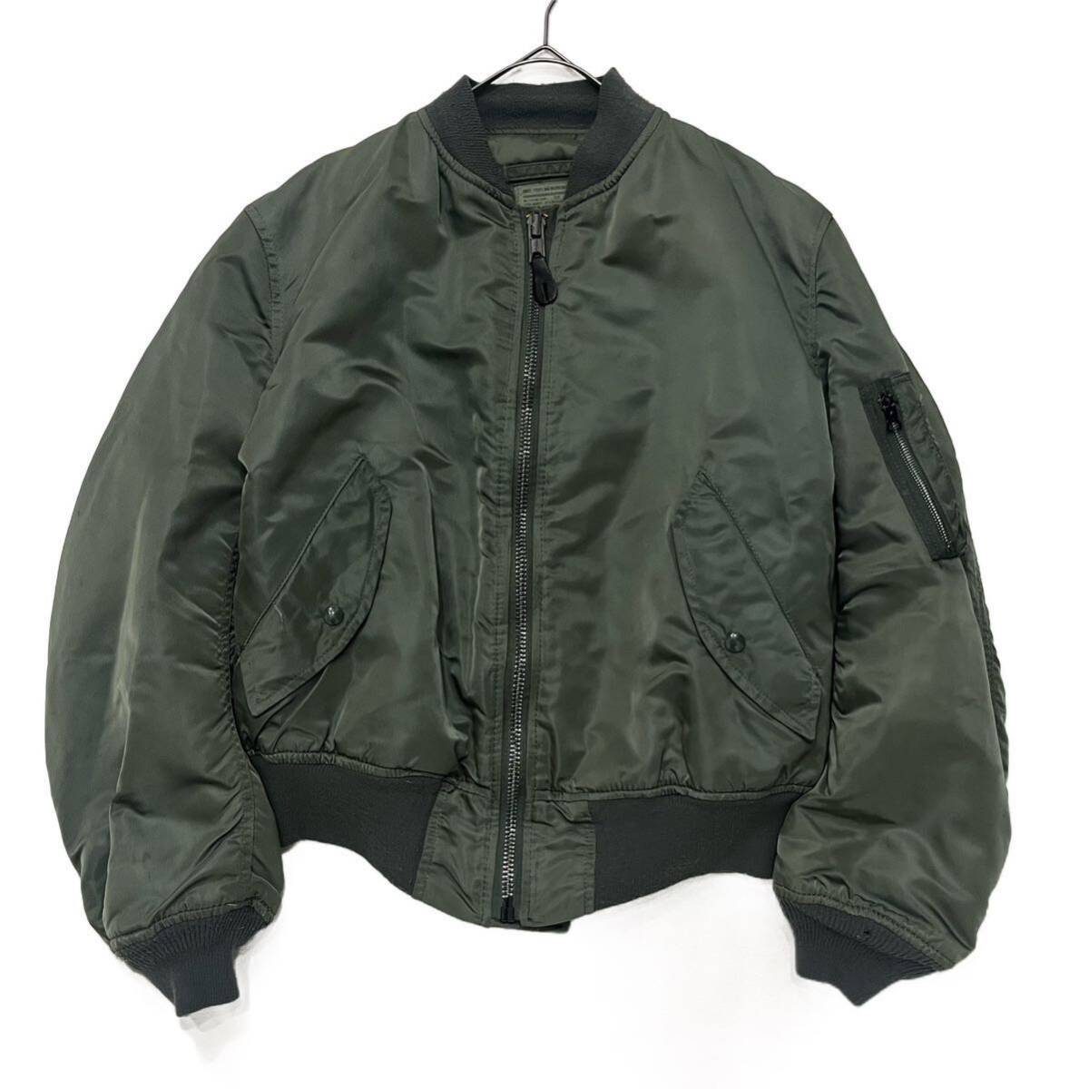 80s〜90s ALPHA MA-1 フライトジャケット USA製　IDEAL 90s USA製 ALPHAアルファ MA-1 フライトジャケット M