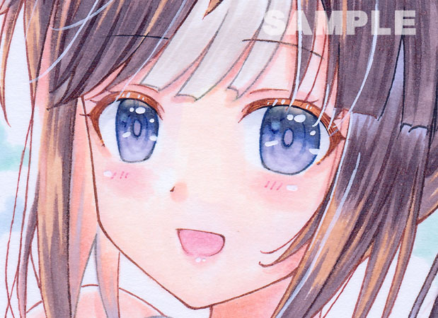 未使用】手描きイラスト ホッコータルマエ 水着 ウマ娘プリティー
