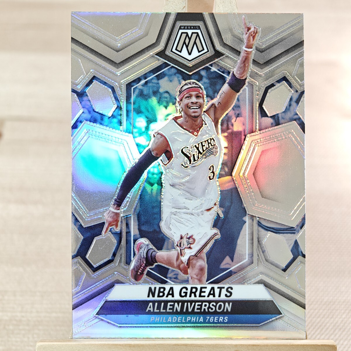 96-97 アレン・アイバーソン 76ERS 痛く オーセンティックジャージ  