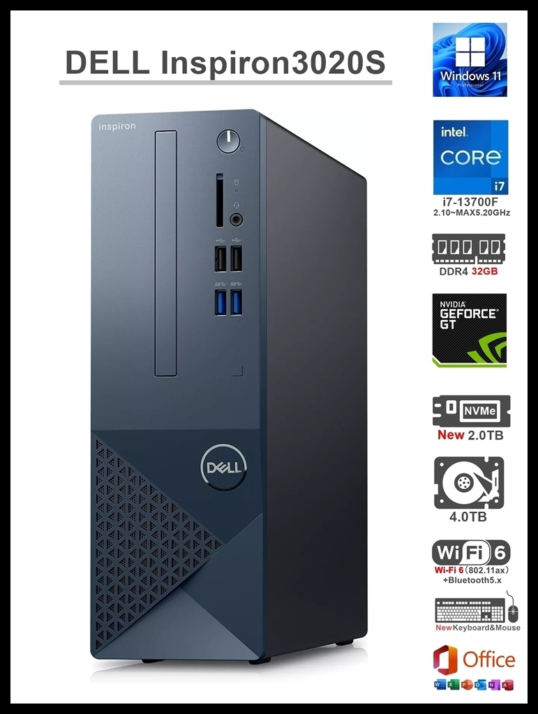 DELL Vostro 3681 デスクトップ / Win11Pro / Corei3-10100 / SSD256GB